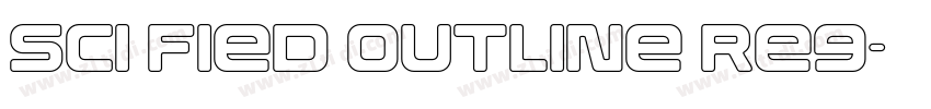 Sci Fied Outline Reg字体转换